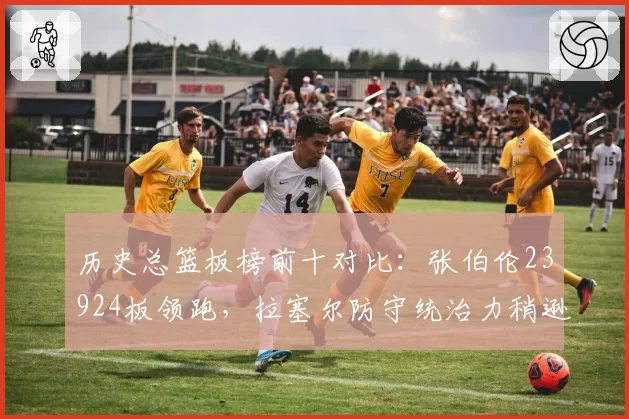 历史总篮板榜前十对比：张伯伦23924板领跑，拉塞尔防守统治力稍逊